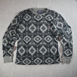 Polo Ralph Lauren Geometric, tribal Pattern Style sleepwear long sleeve